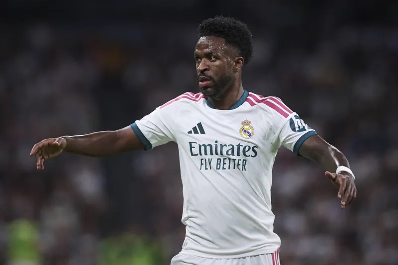 Vinícius Junior em ação pelo Real Madrid 