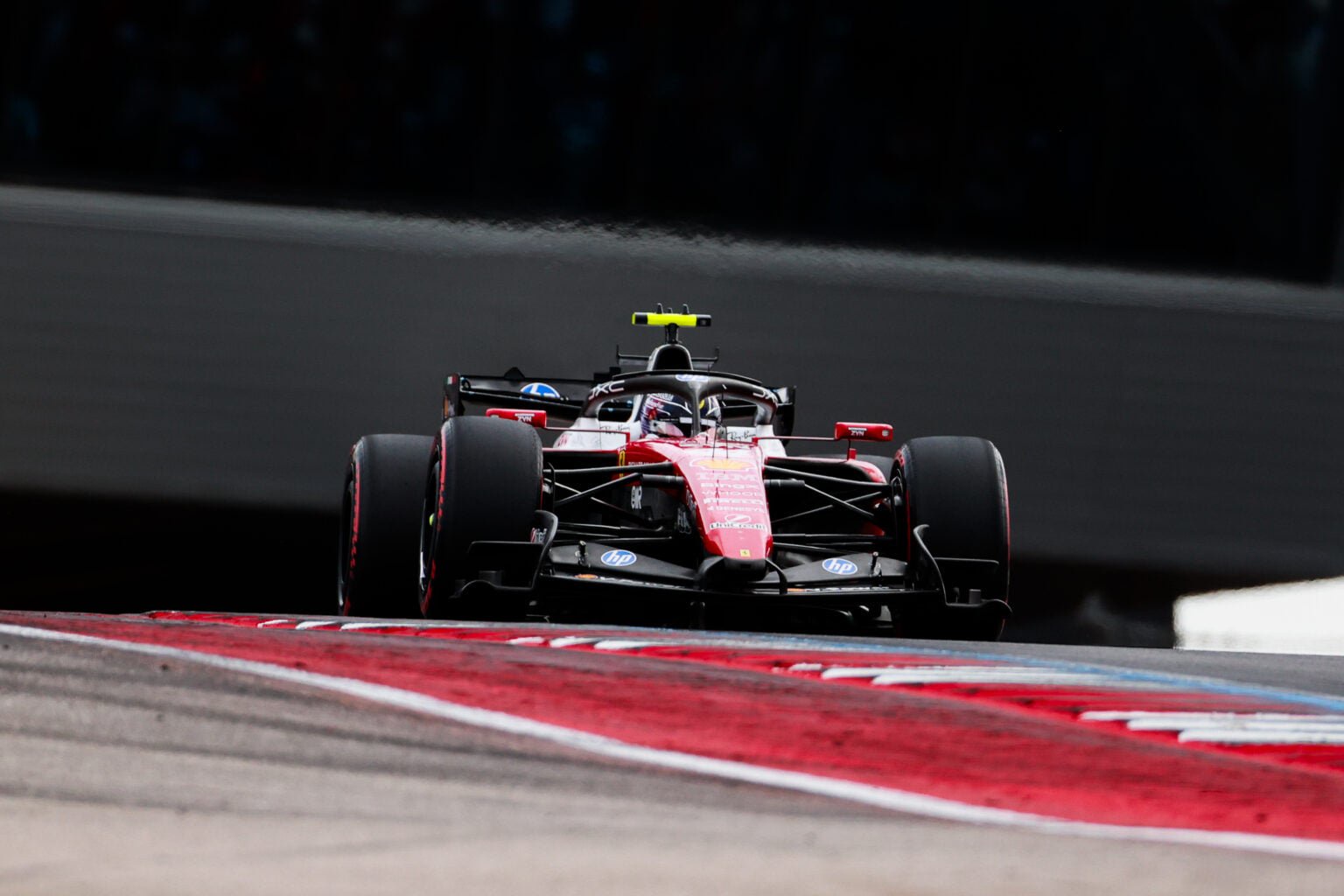Ferrari driver Lewis Hamilton on track during the 2026 F1 United States Grand Prix