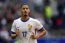 DUSSELDORF - William Saliba of France during the UEFA EURO 2024 round of 16 match between France and Belgium at the Dusseldorf Arena on July 1, 202...