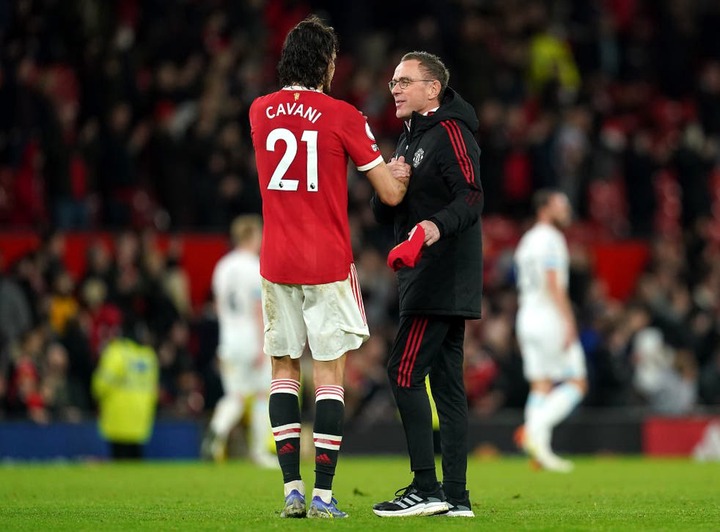 Edinson Cavani tells Ralf Rangnick he wants to stay at Man Utd | The  Independent