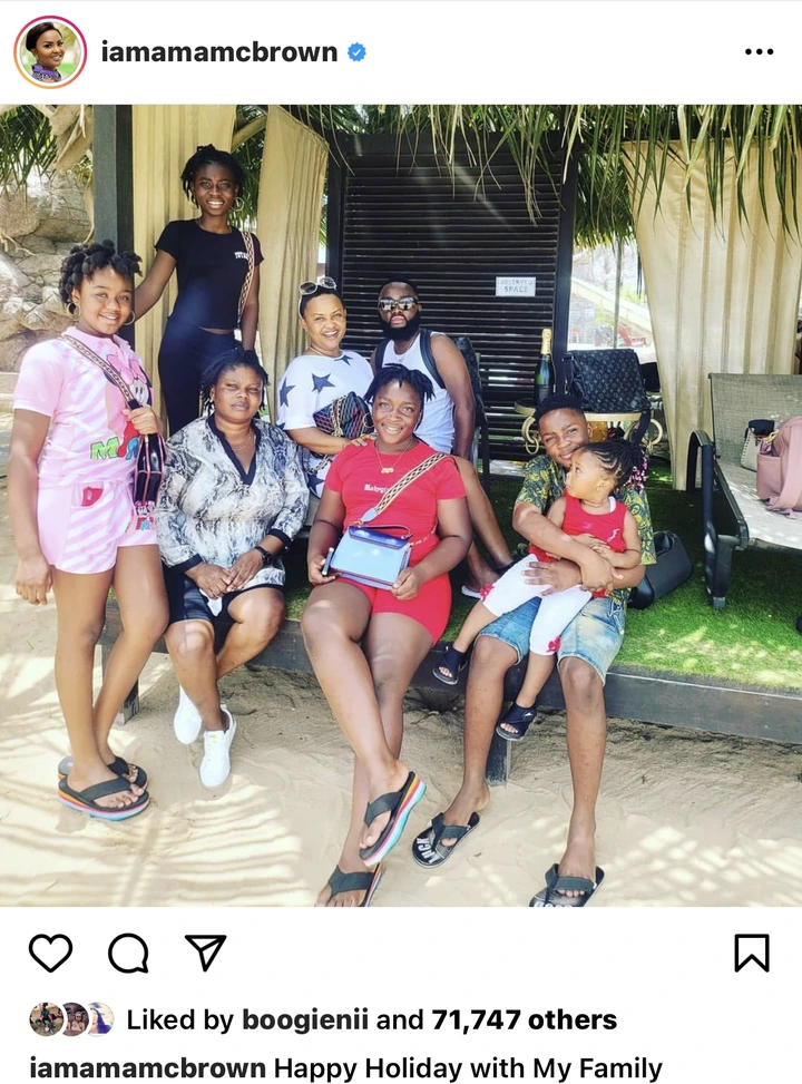 See how Nana Ama Mcbrown celebrated her husband despite reports that he beats her at home