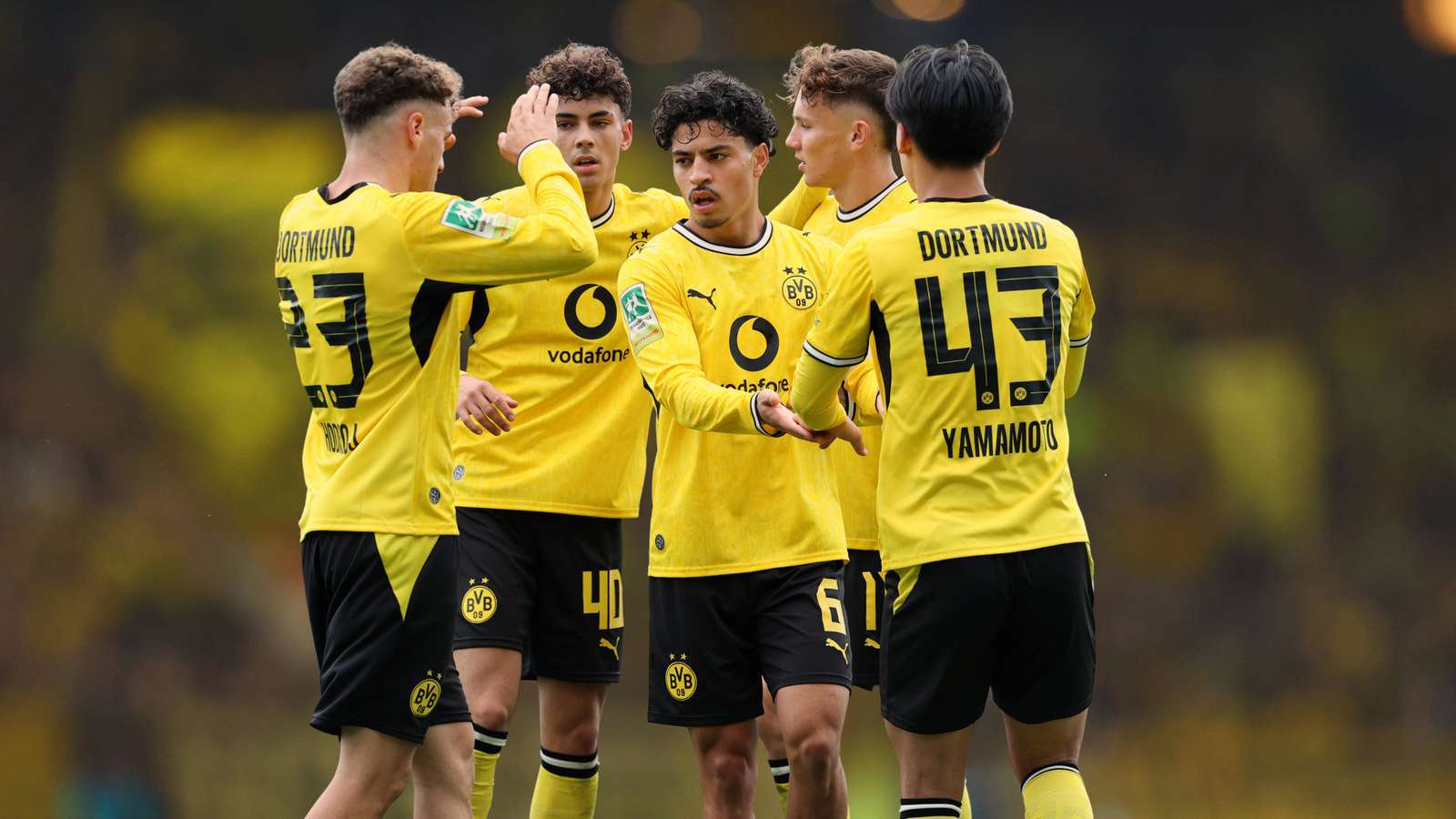 Die BVB-U23 jubelt