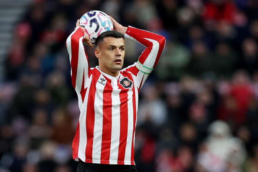 Xhaka in action for Sunderland