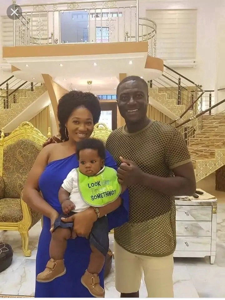 Meet the beautiful wife and son of Captain Smart - myinfo.com.gh