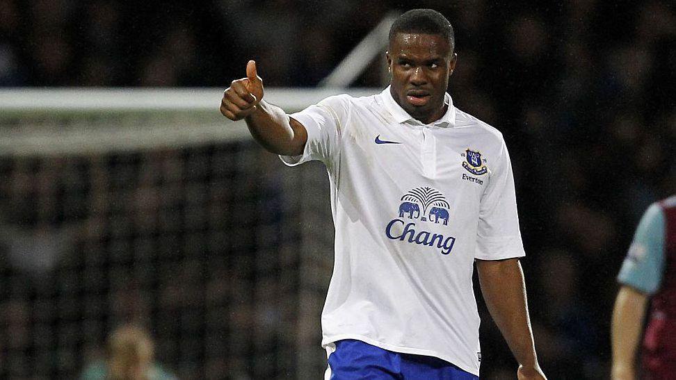 Victor Anichebe celebrates