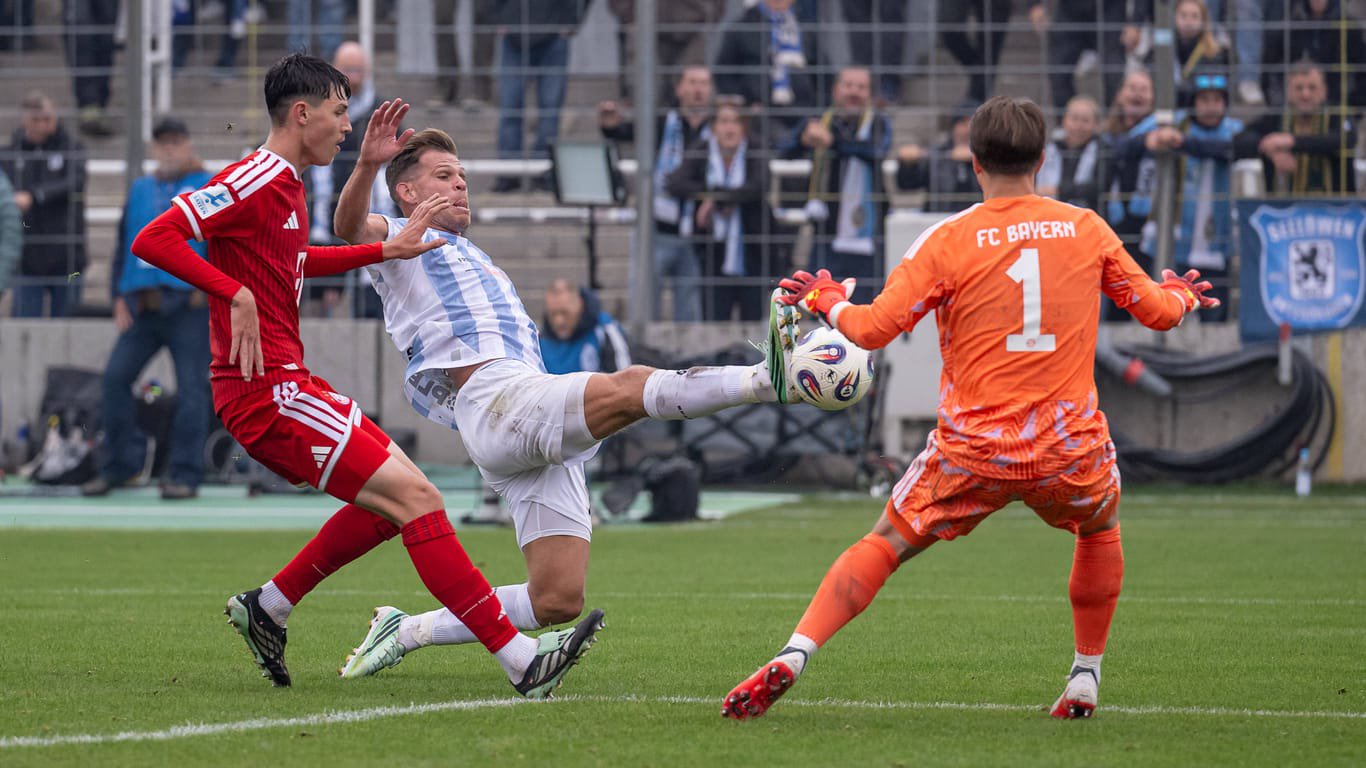 Derby im Grünwalder Stadion: 1860 München rutscht auf den vierten Tabellenplatz ab.