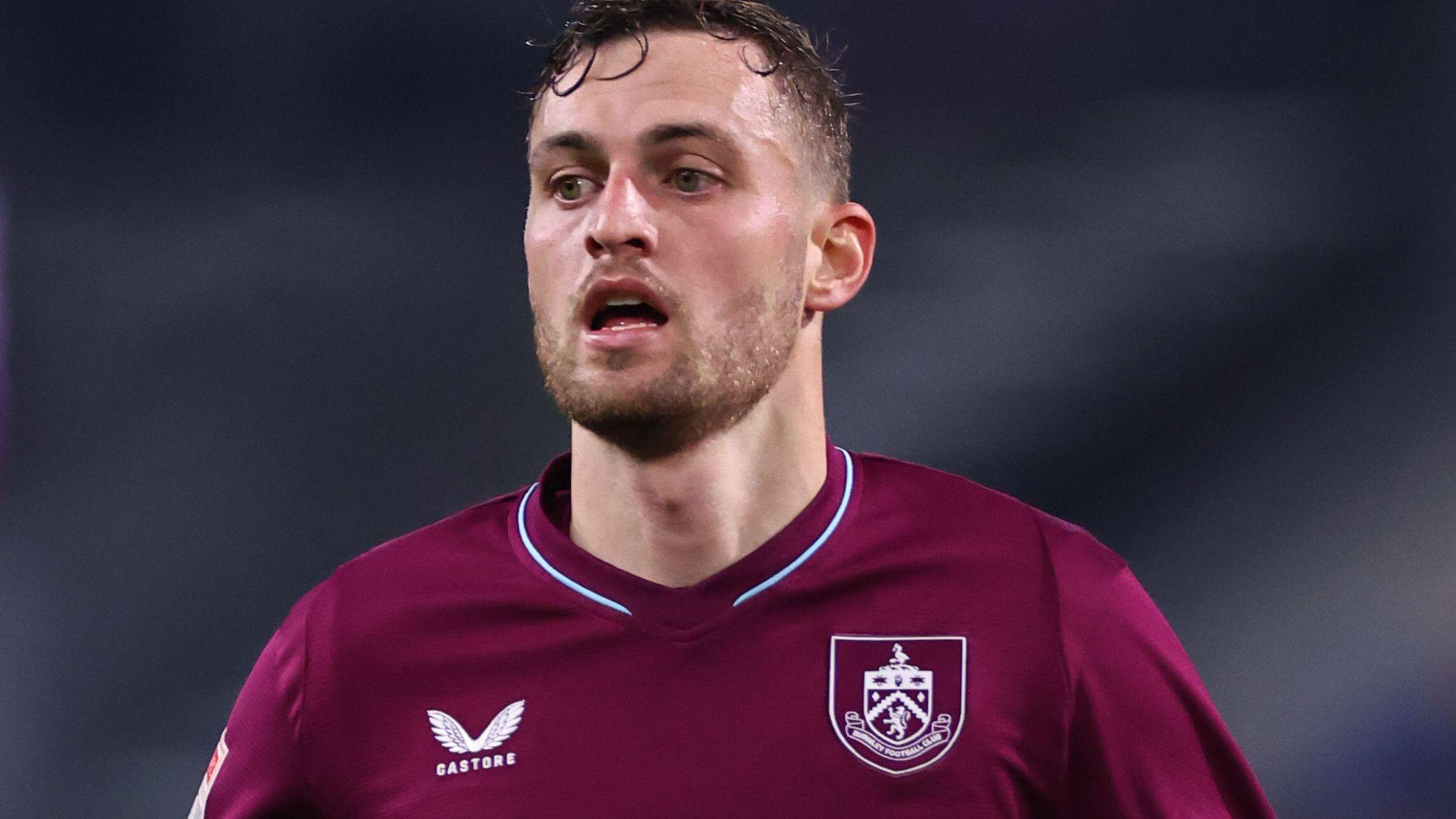 Jacob Bruun Larsen in action for Burnley in the home defeat by Wolves 