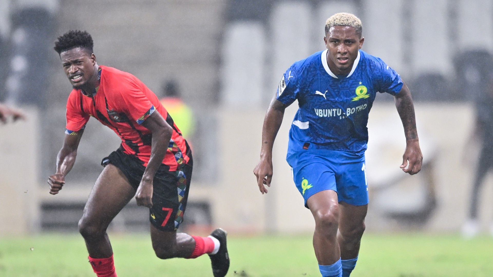 Qobolwakhe Sibande, TS Galaxy & Lucas Ribeiro Costa, Mamelodi Sundowns, February 2025