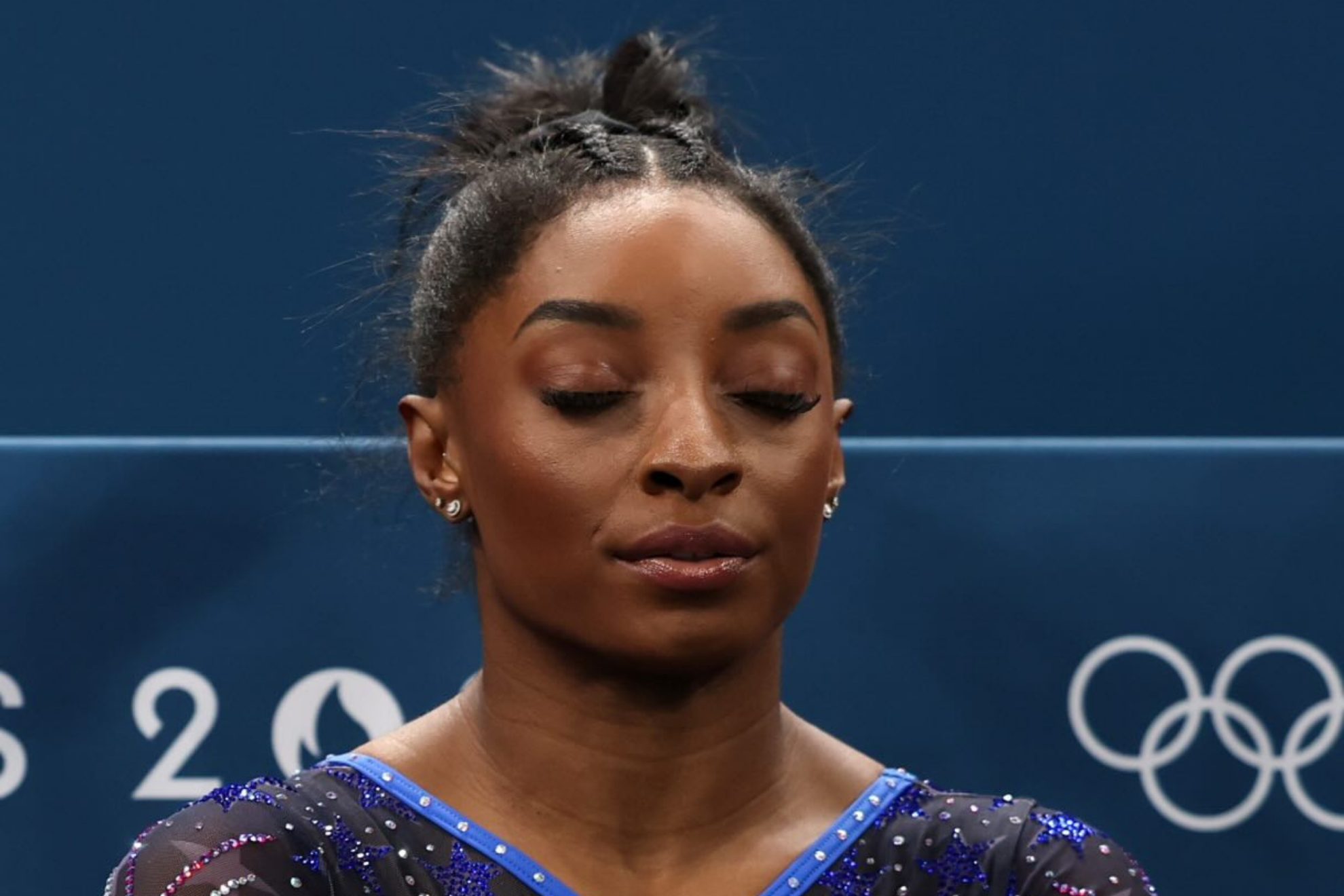 Simone Biles is keeping quiet about an Olympic comeback despite the Games returning home