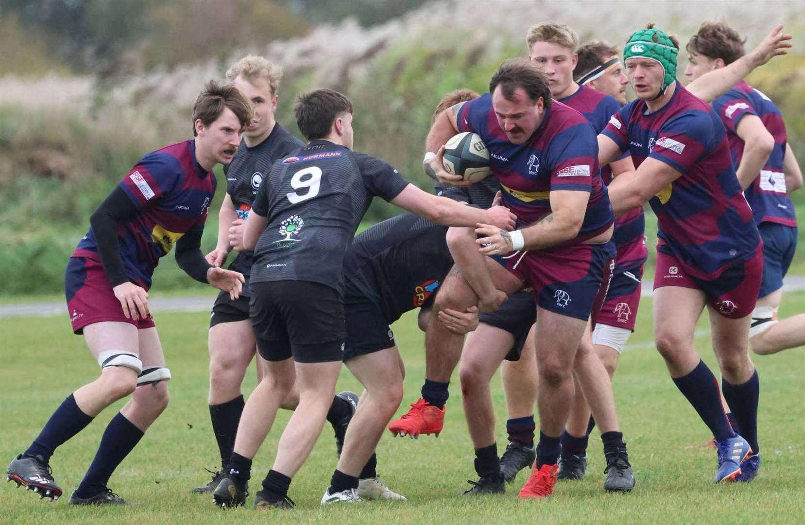 Second team action from Spalding's home win over Kesteven. Photo: Sarah Bartlett