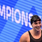 Olympic star Katie Ledecky hopeful to meet Caitlin Clark: 'She's great'