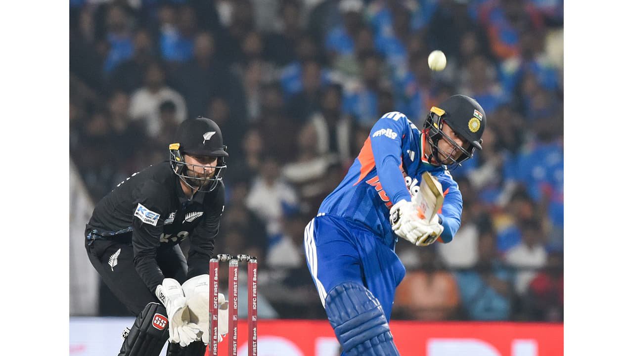 Abhishek Sharma. (Photo: ANI)