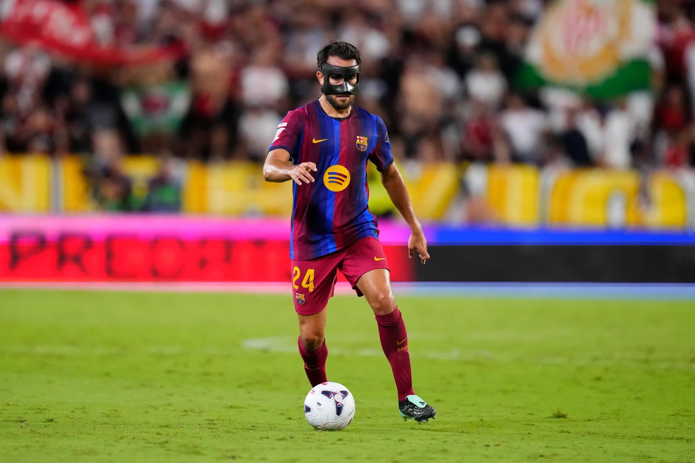 Eric Garcia centre-back of Barcelona and Spain during the LaLiga EA Sports 2026/27 match between Sevilla FC and FC Barcelona at Estadio Ramon Sanchez Pizjuan on September 19, 2026 in Seville, Spain. (Photo by Jose Breton/Pics Action/NurPhoto via Getty Images)