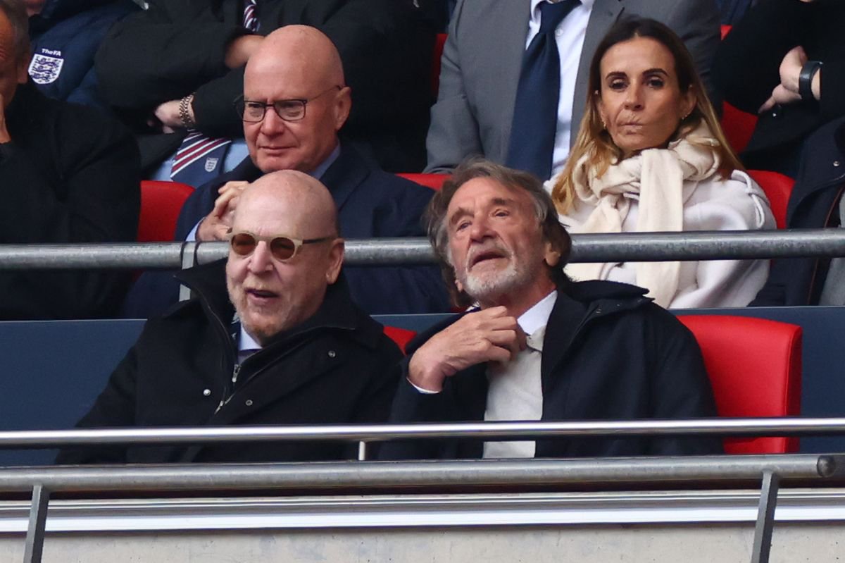Manchester United co-owners Avram Glazer and Sir Jim Ratcliffe