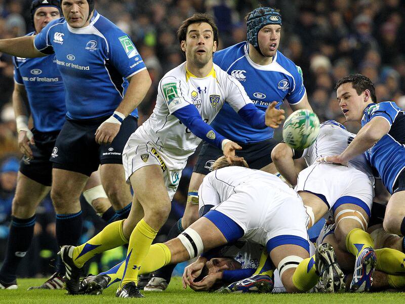 Clermont’s Morgan Parra against Leinster in 2010. Photograph: Lorraine O’Sullivan/Inpho