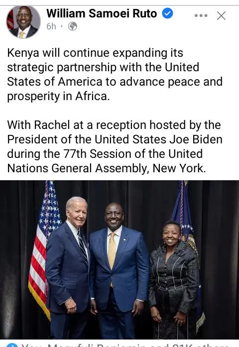 President William Ruto 