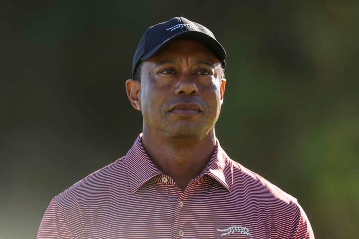 USA GOLF Genesis Invitational Round 4 epa12770540 American golfer Tiger Woods is introduced during the final round of the 2026 Genesis Invitational at Riviera Country Club in Los Angeles, California, USA, 22 February 2026. Los Angeles United States PUBLICATIONxINxGERxAUTxINDxONLY Copyright: xCHRISxTORRESx ©IMAGO/EPA