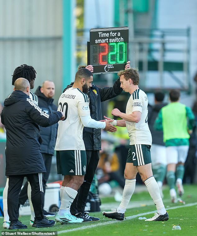 Alistair Johnston made his comeback from injury but, worryingly, had to be subbed off again