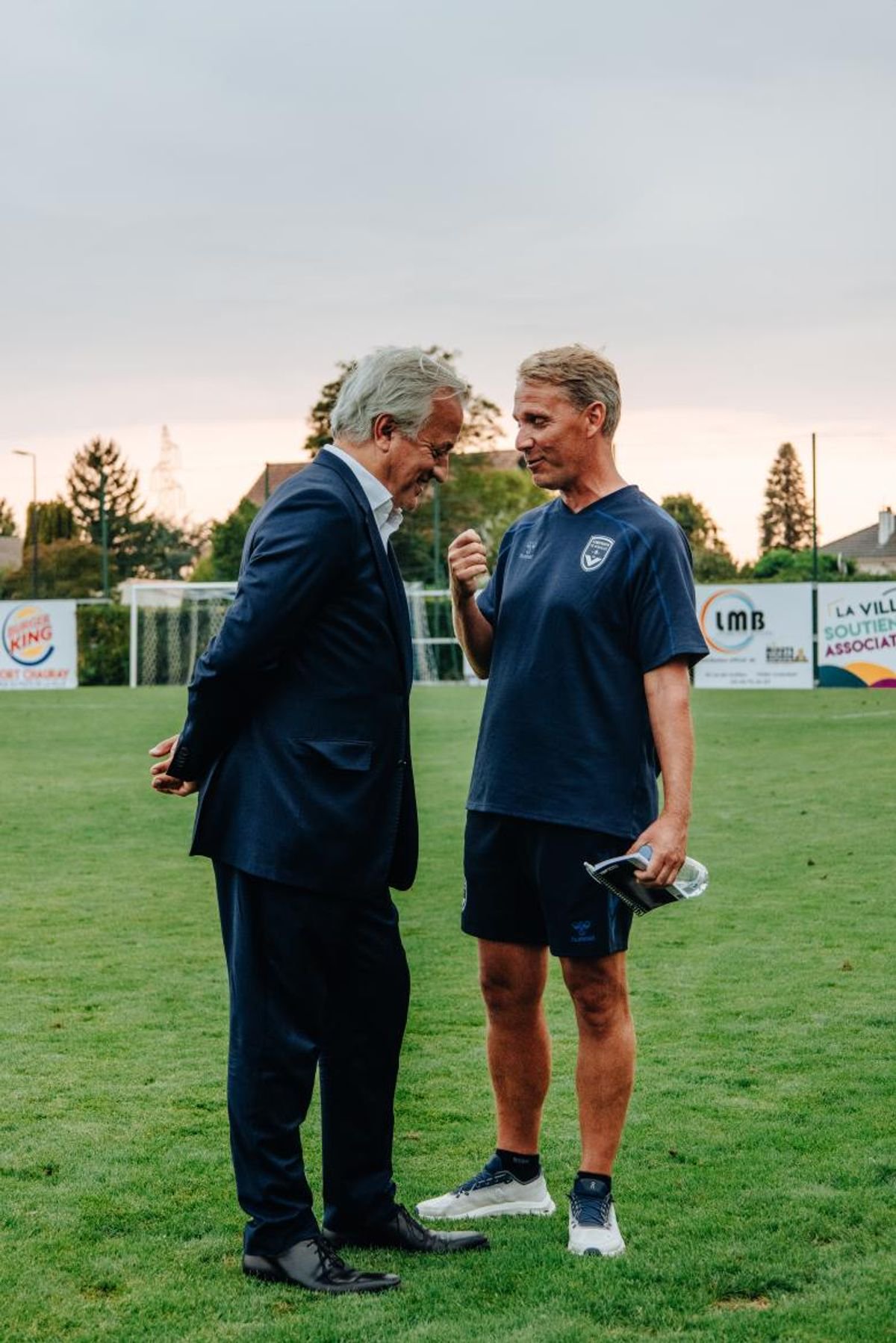 New boss Arnaud Cormier was welcomed by new club president Dominique Delport this week