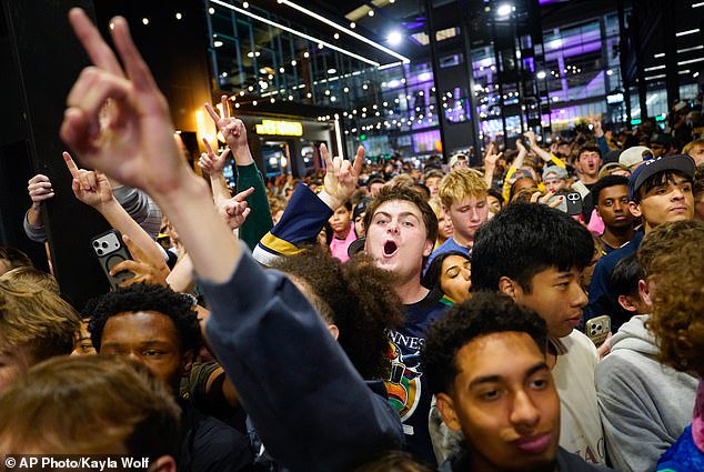 In the streets of Milwaukee, fans celebrated the city's first baseball title since 1957