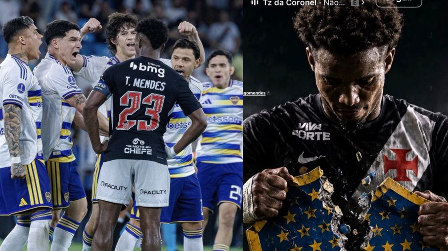 Capitão do Vasco vira alvo de deboche do Boca após eliminação