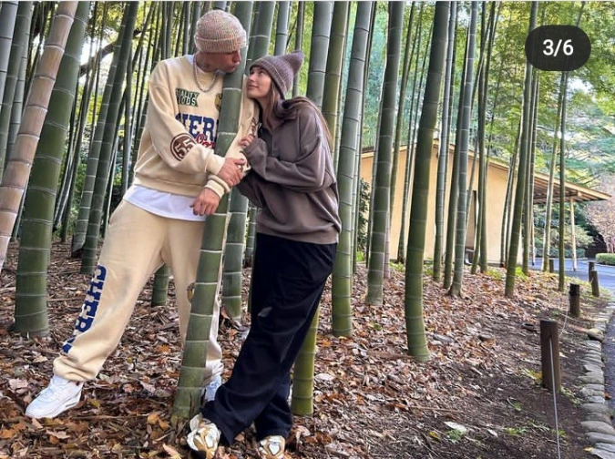 Justine Bieber Shares Loved Up Photos With His Wife