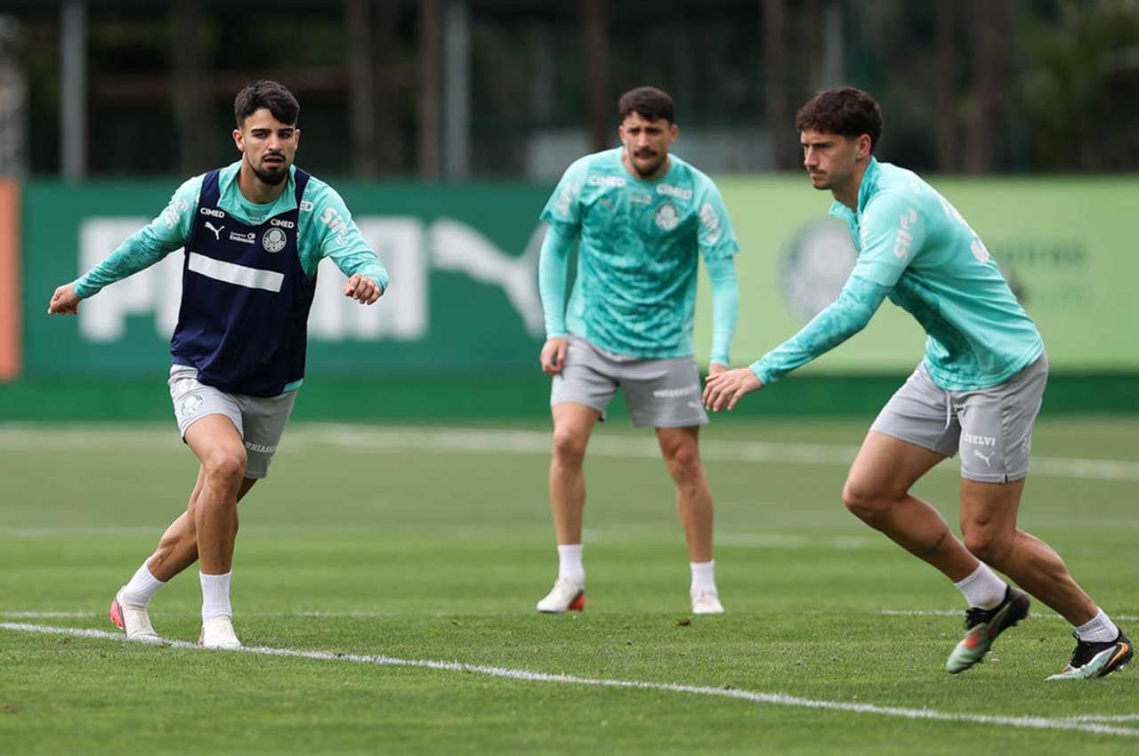 Flaco López  projeta último clássico do Palmeiras na temporada, contra o Santos - Foto: Cesar Greco/Palmeiras