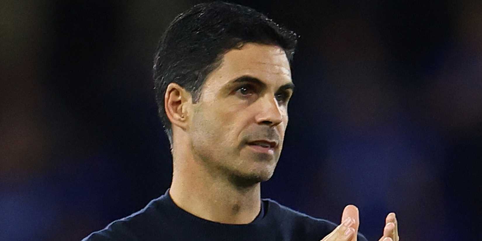 Arsenal manager Mikel Arteta celebrates after the match-1