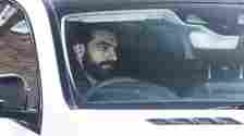 Mohamed Salah in his car