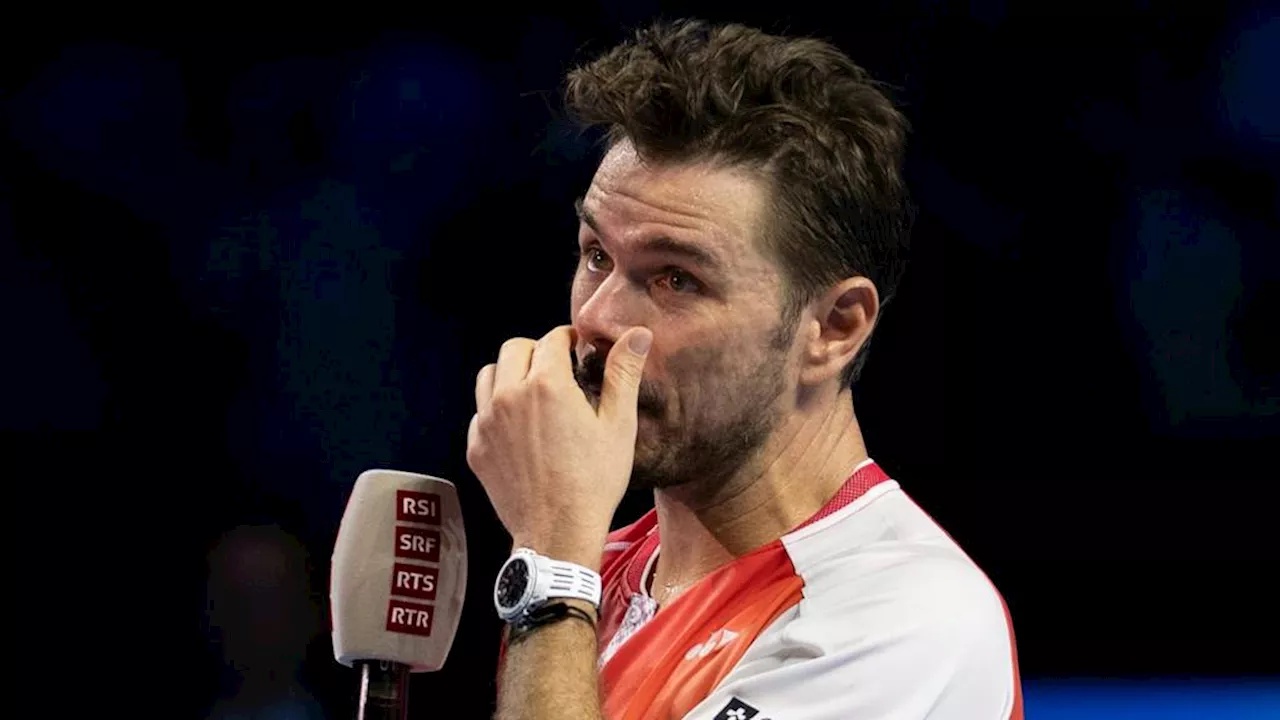 Wawrinka verabschiedet sich mit Tränen und einem Lächeln von der Tenniswelt