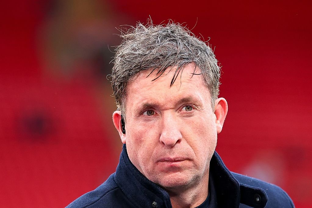 Robbie Fowler looks on before Liverpool vs PSG in the Champions League.