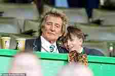 It comes after Rod made his latest trip to watch his beloved team Celtic a family affair, as he was joined by his son Aiden in Glasgow on Saturday