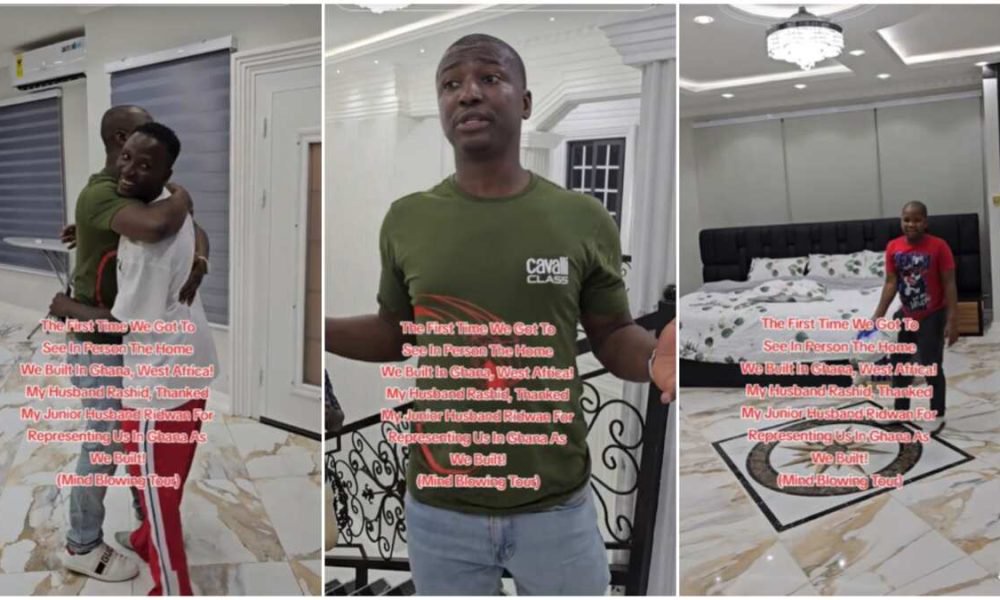 "He's trustworthy": Man abroad sends money to his brother to build house for him, he completes it
