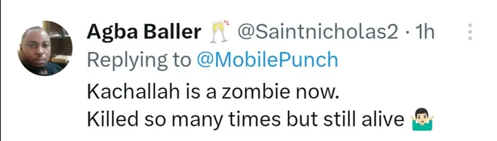 Reactions Deadly Bandits Leader Killed Several People Burnt Down Villages Captured