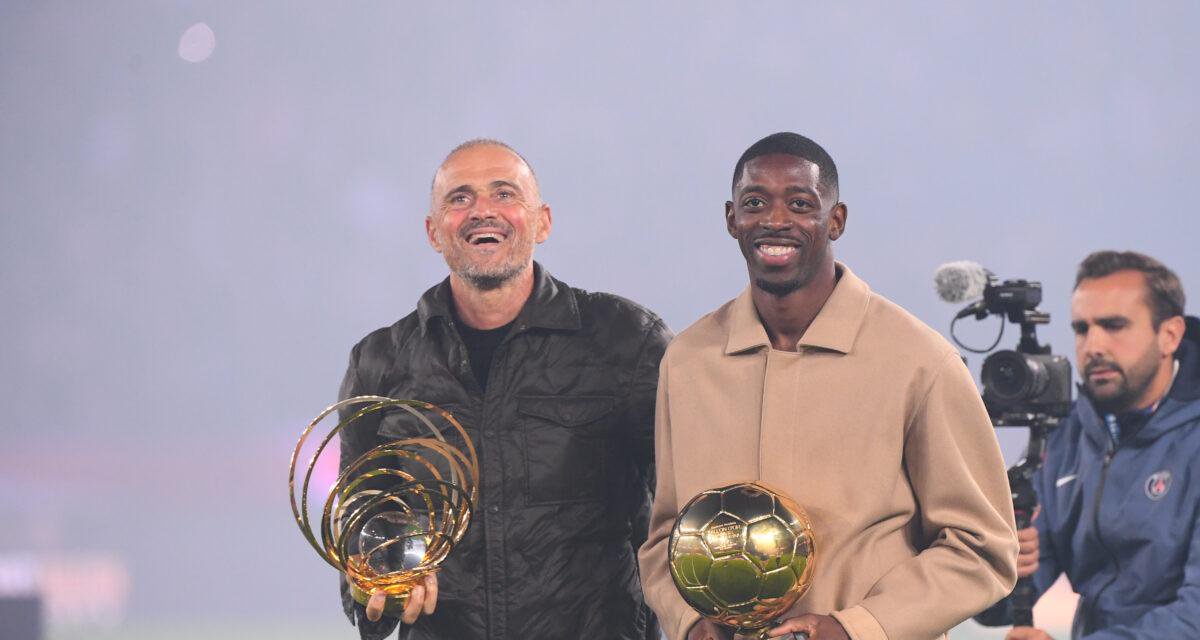 Luis Enrique et Ousmane Dembélé