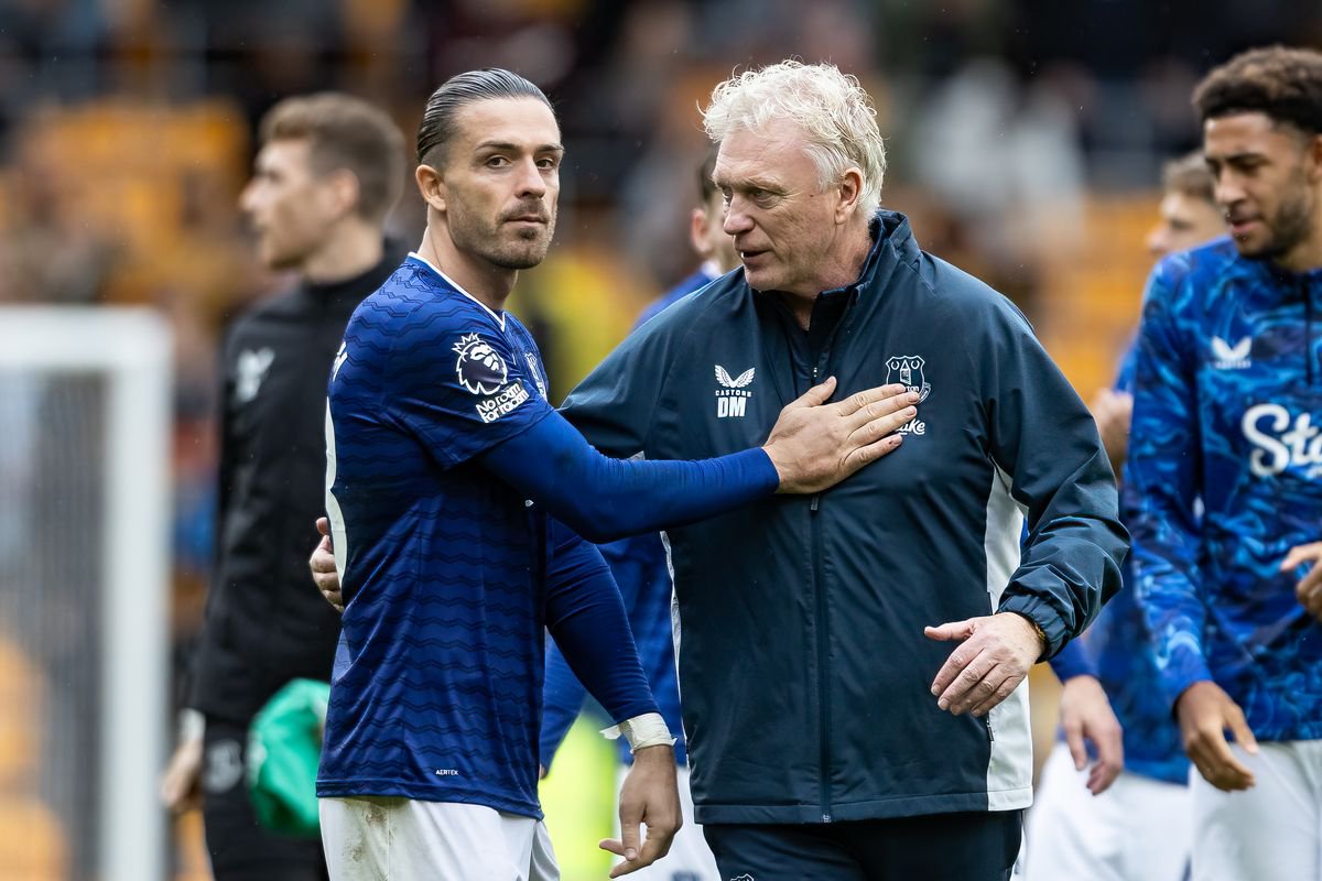  David Moyes and Jack Grealish