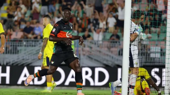 Akor Adams fires Venezia to historic win over Napoli after 84-year wait