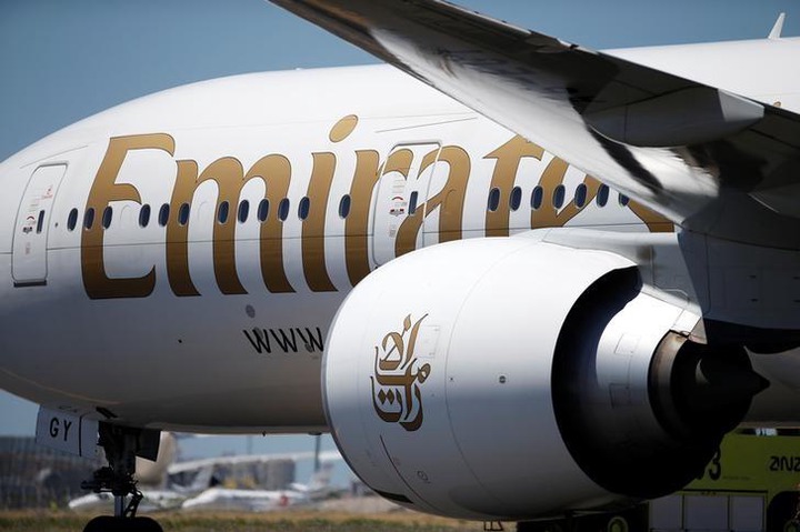 Emirates airline has suspended flights to and from South African and several other African countries. File photo.