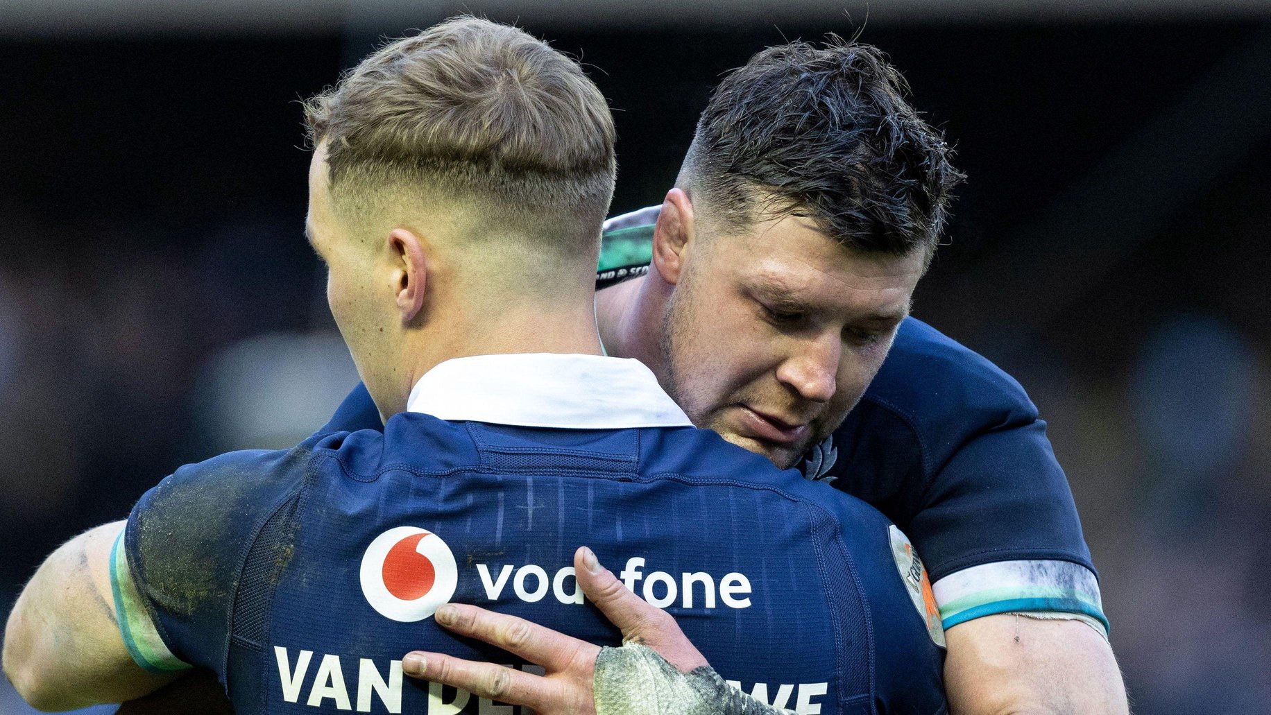 Duhan van der Merwe and Grant Gilchrist