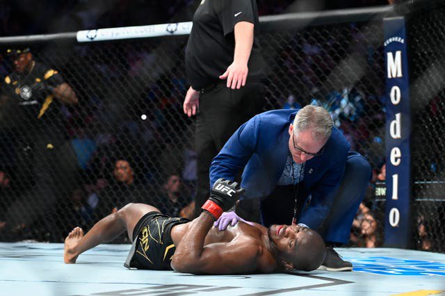 Kamaru Usman was famously knocked out cold by Leon Edwards to lose his title