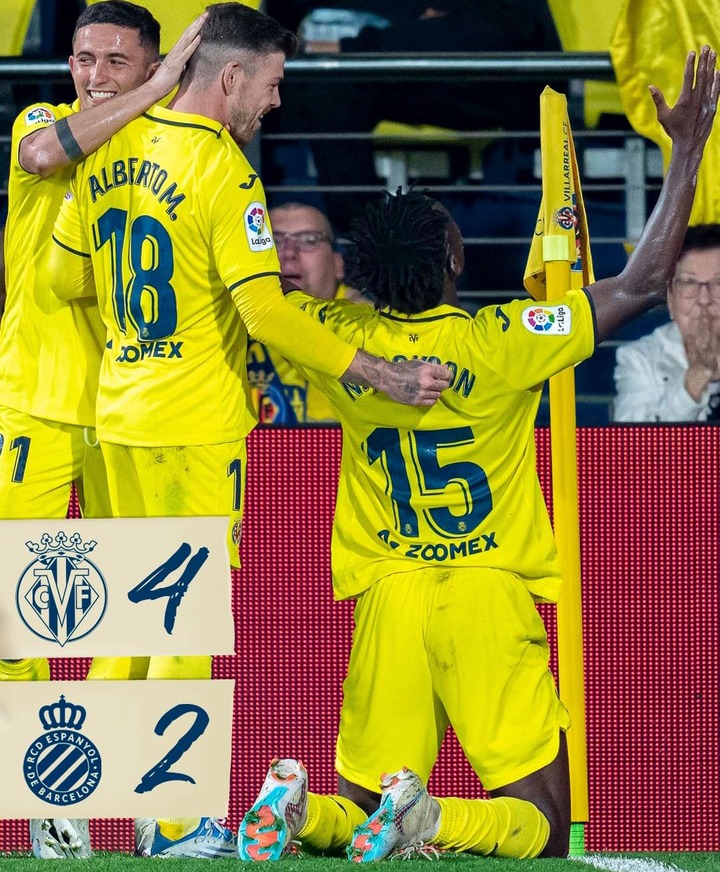 Spanish Laliga table and top scorers chart after Villarreal secured a 4