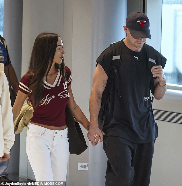 Lachie and Emma debuted their relationship earlier this year