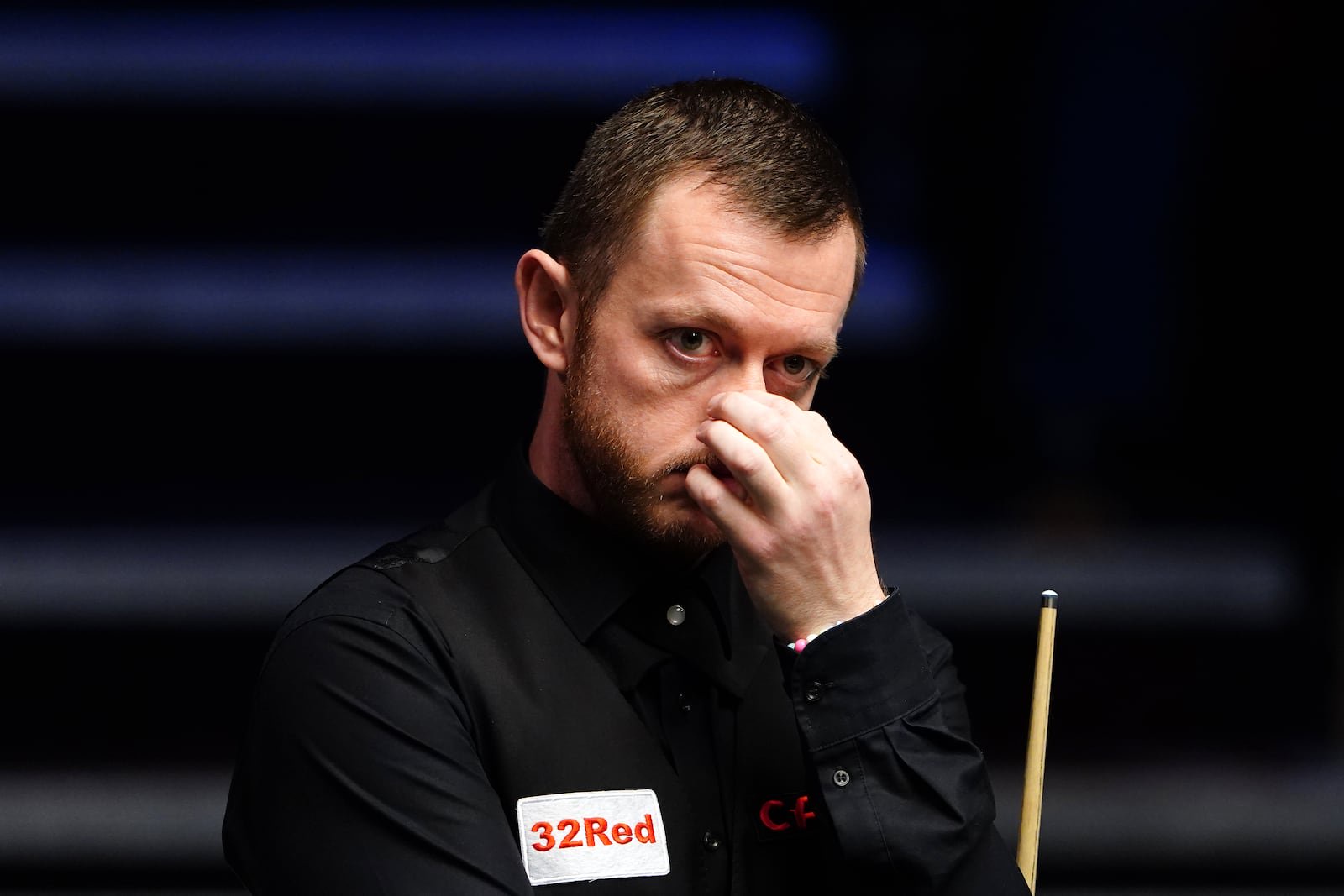 Mark Allen lost his opening round match to Jordan Brown in Belfast. Photograph: Zac Goodwin/PA Wire