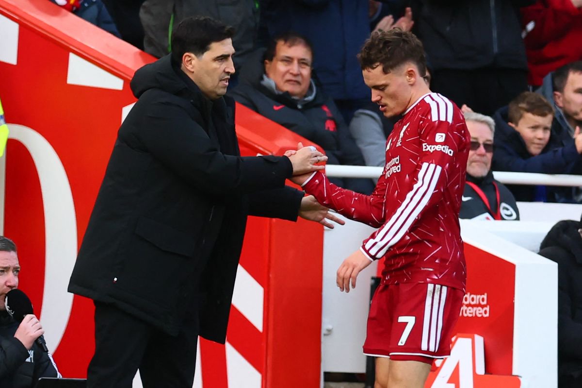 Florian Wirtz was a bright spark for Liverpool against Brighton, but appeared to pick up an injury.