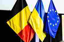 Belgian Presidency, flags in Brussels