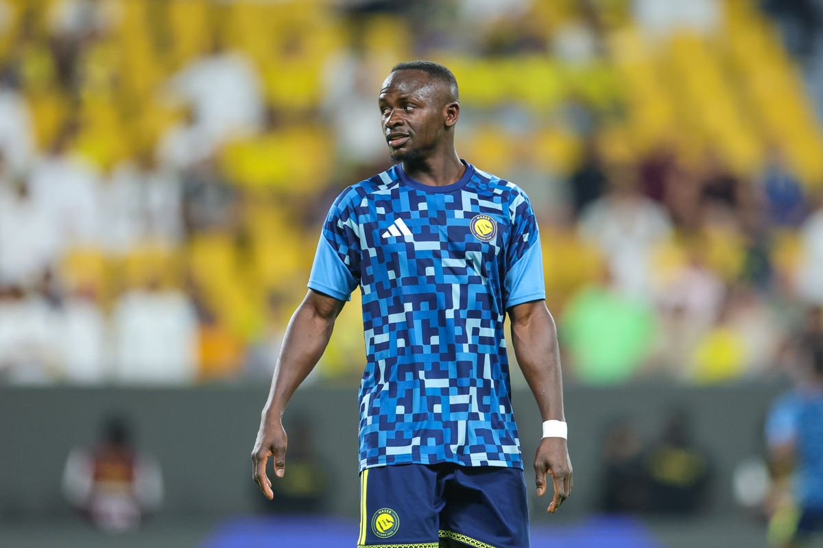 Sadio Mane of team Al Nassr FC during the Saudi Pro League match between Al Nassr and Al Taawoun at Al Awwal Park