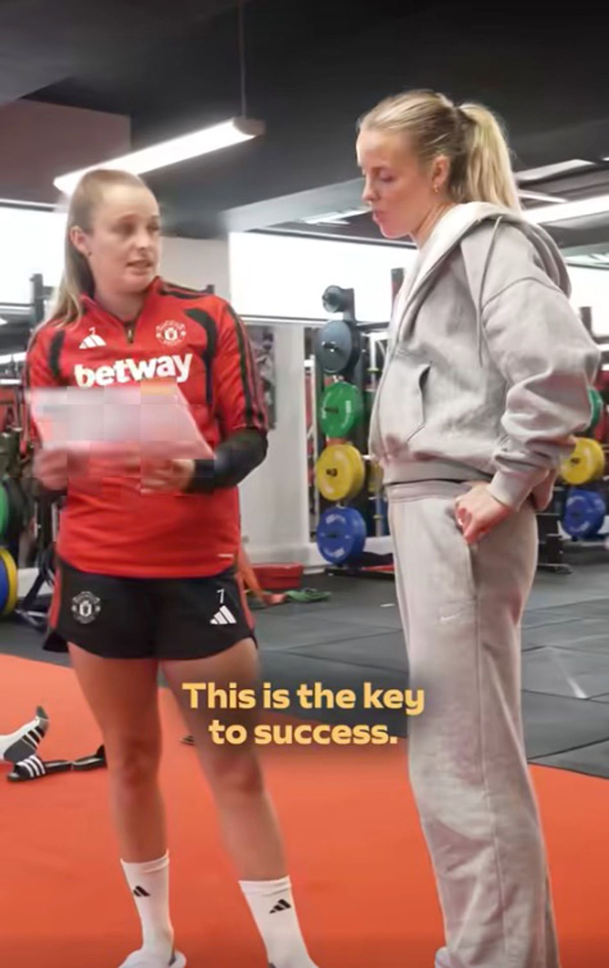 Keely Hodgkinson was spotted at Carrington