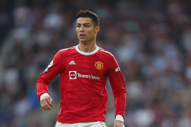 Cristiano Ronaldo in action for Manchester United against Brighton and Hove Albion