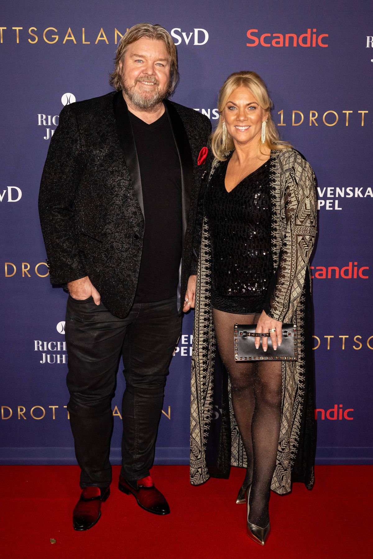 SOLNA, SWEDEN - JANUARY 20: Tomas Brolin on the red carpet during Idrottsgalan 2025 at Strawberry Arena on January 20, 2025 in Solna, Sweden. (Photo by Michael Campanella/Getty Images)