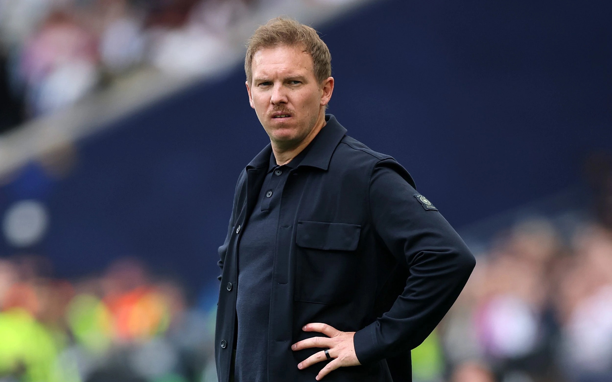 Julian Nagelsmann, Manager of Germany, looks on during the UEFA Nations League 2025 third place match between Germany and France
